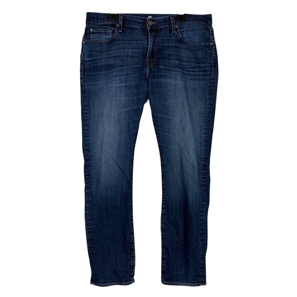 7 For All Mankind The Straight Jeans Mens 36 Blue Medium Wash Stretch Denim